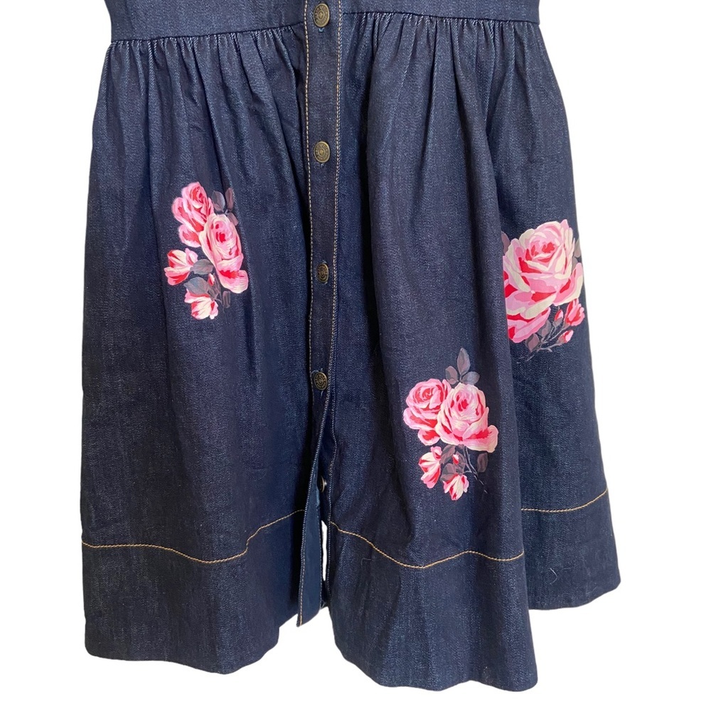 Kate Spade Broome Street Rose Denim Dress - Picture 9 of 16